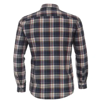 CASA MODA CHEMISE CARREAUX Marine — photo 3