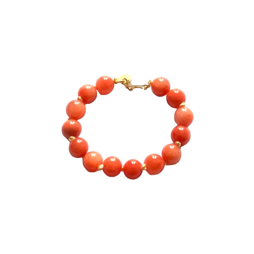 Bracelet Pierre de Montagne Nectarine - 4 Crosses