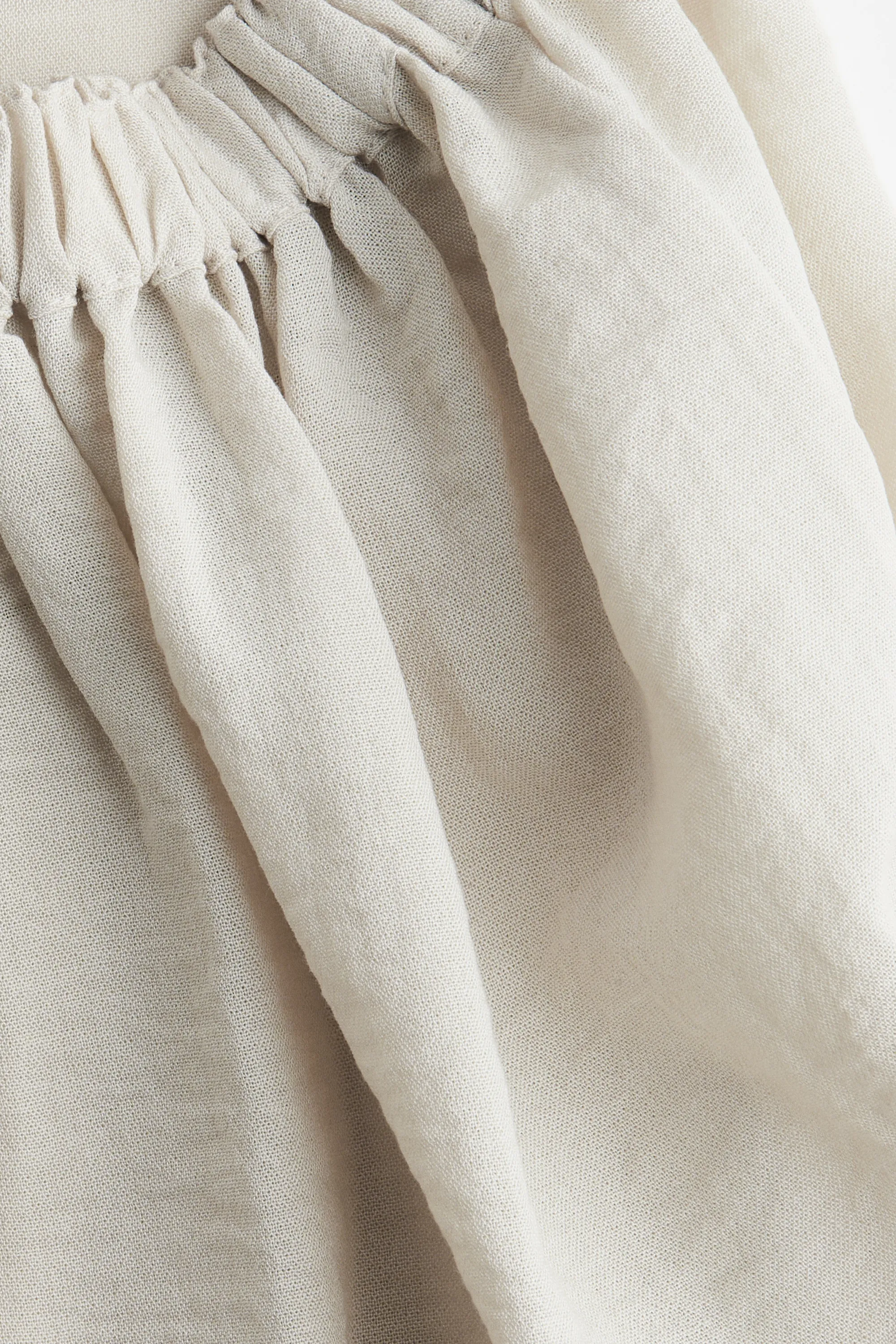 Robe découpée - Beige clair