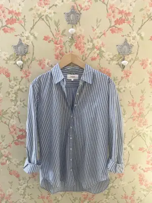 Nouveau ! XIRENA Chemise Beau Stripes Blue Pine