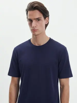 T-shirt en coton organique et élasthanne — photo 3