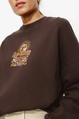 Sweat-shirt à motifs pailletés — photo 5