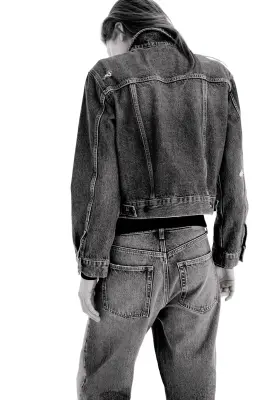 Veste en denim - Bleu denim — photo 5