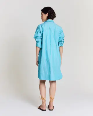 Robe Lowen rayures turquoise — photo 5