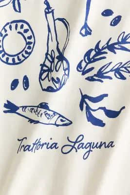 T-shirt imprimé - Blanc/Trattoria Laguna — photo 2
