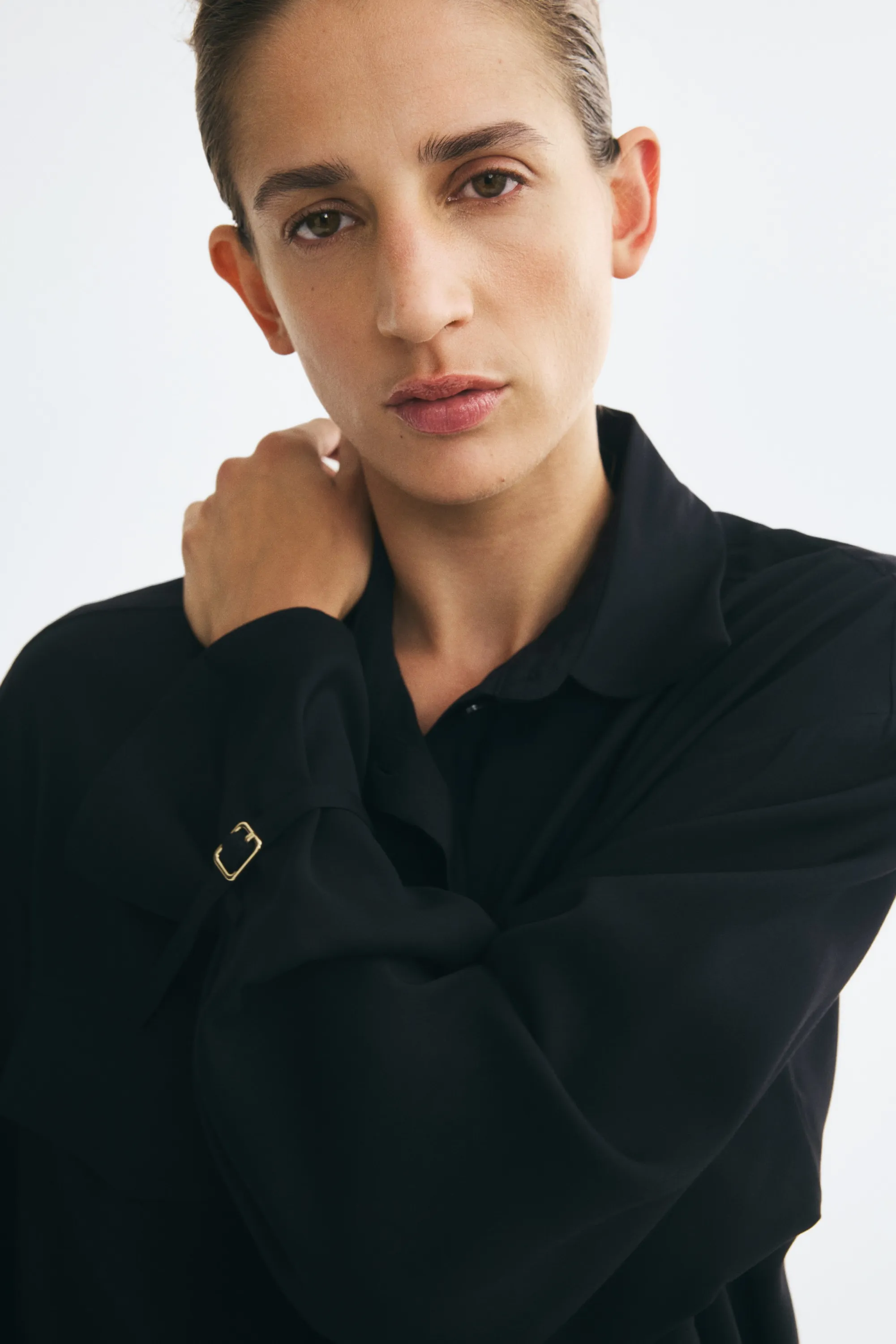 Chemise oversize - Noir