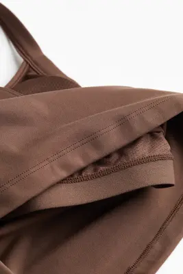 Top de sport avec soutien-gorge intégré SoftMove™ - Moka — photo 2