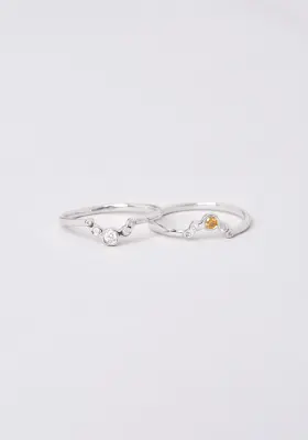 BAGUE FANNY - Or blanc 18 carats — photo 5