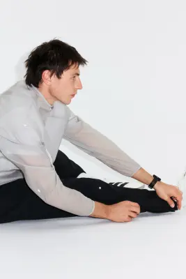 Pantalon de running déperlant et léger - Noir — photo 2