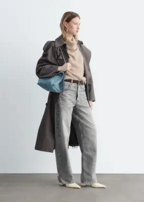 Jean barrel - Gris vintage — photo 5