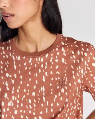 Tee-shirt Bree cannelle tacheté — photo 2