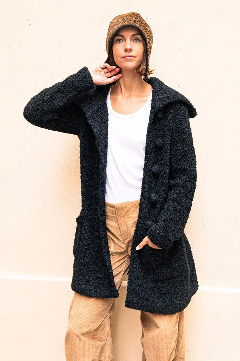 Manteau en Alpaga Bouclette