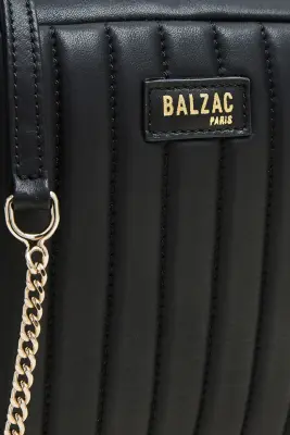 Sac Grand César noir lisse chaine amovible — photo 2