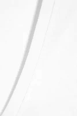 T-shirt ajusté à col en V plongeant - Blanc — photo 3