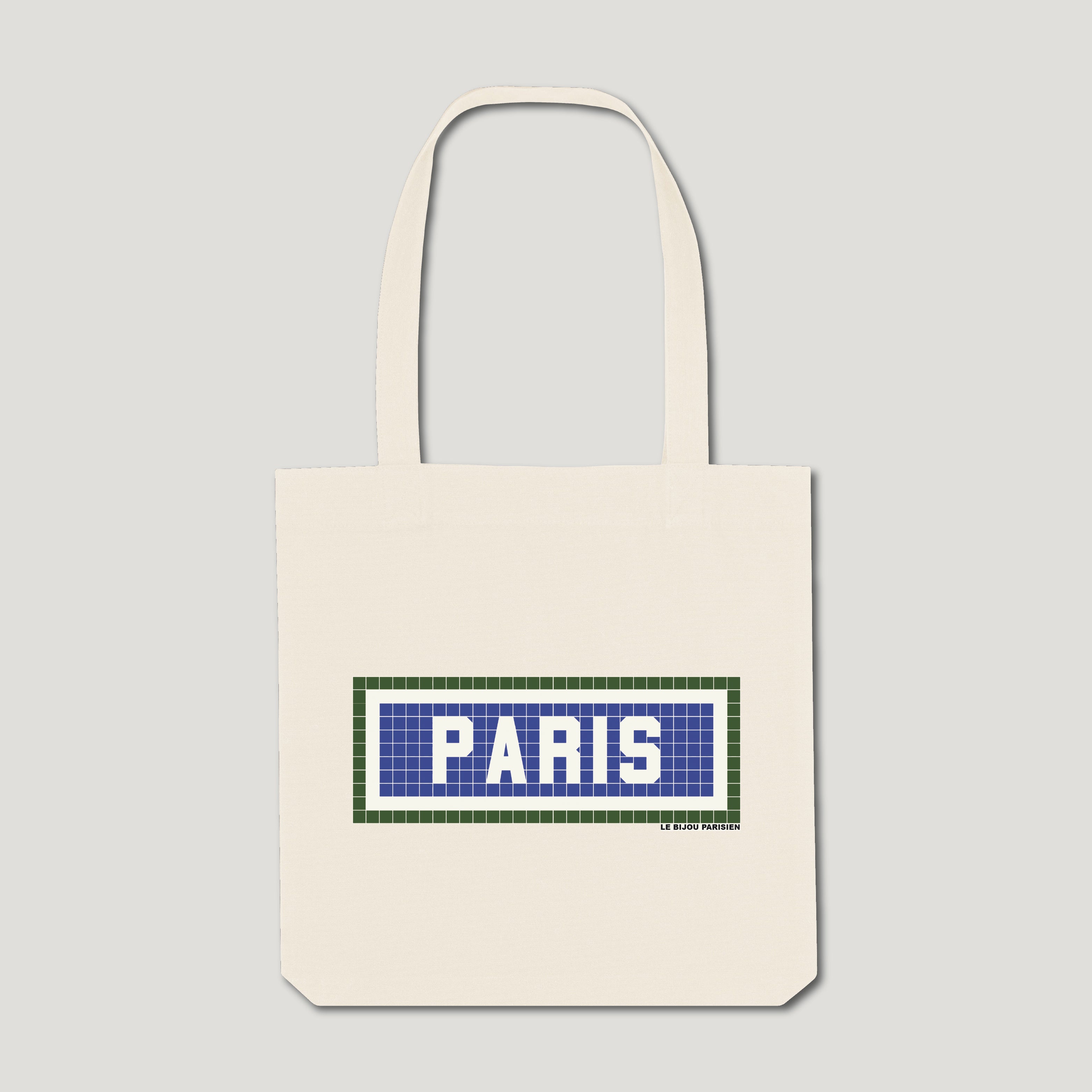 TOTE BAG IMPRIMÉ - PARIS - ÉCRU