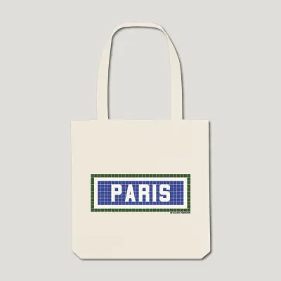 TOTE BAG IMPRIMÉ - PARIS - ÉCRU