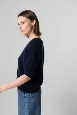 Pull en laine, fox et polyamide — photo 3