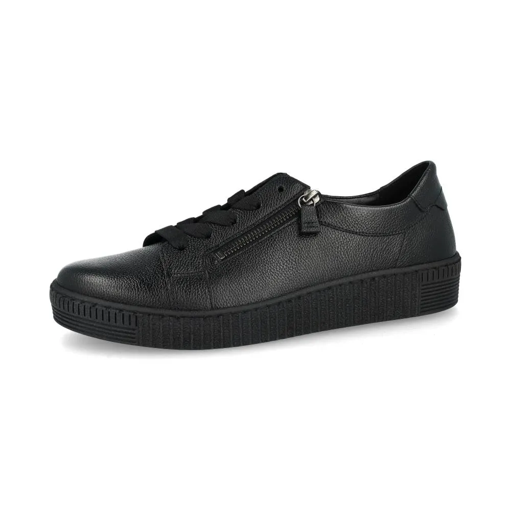 Baskets Gabor 73.334.37 Noires - Lacets Grande Pointure Femme