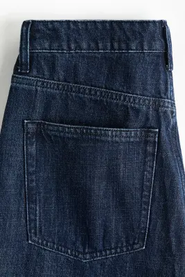 Straight High Jeans - Bleu denim foncé — photo 4