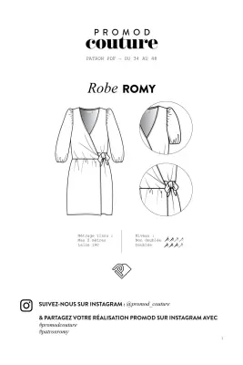 Patron PDF robe ROMY — photo 2