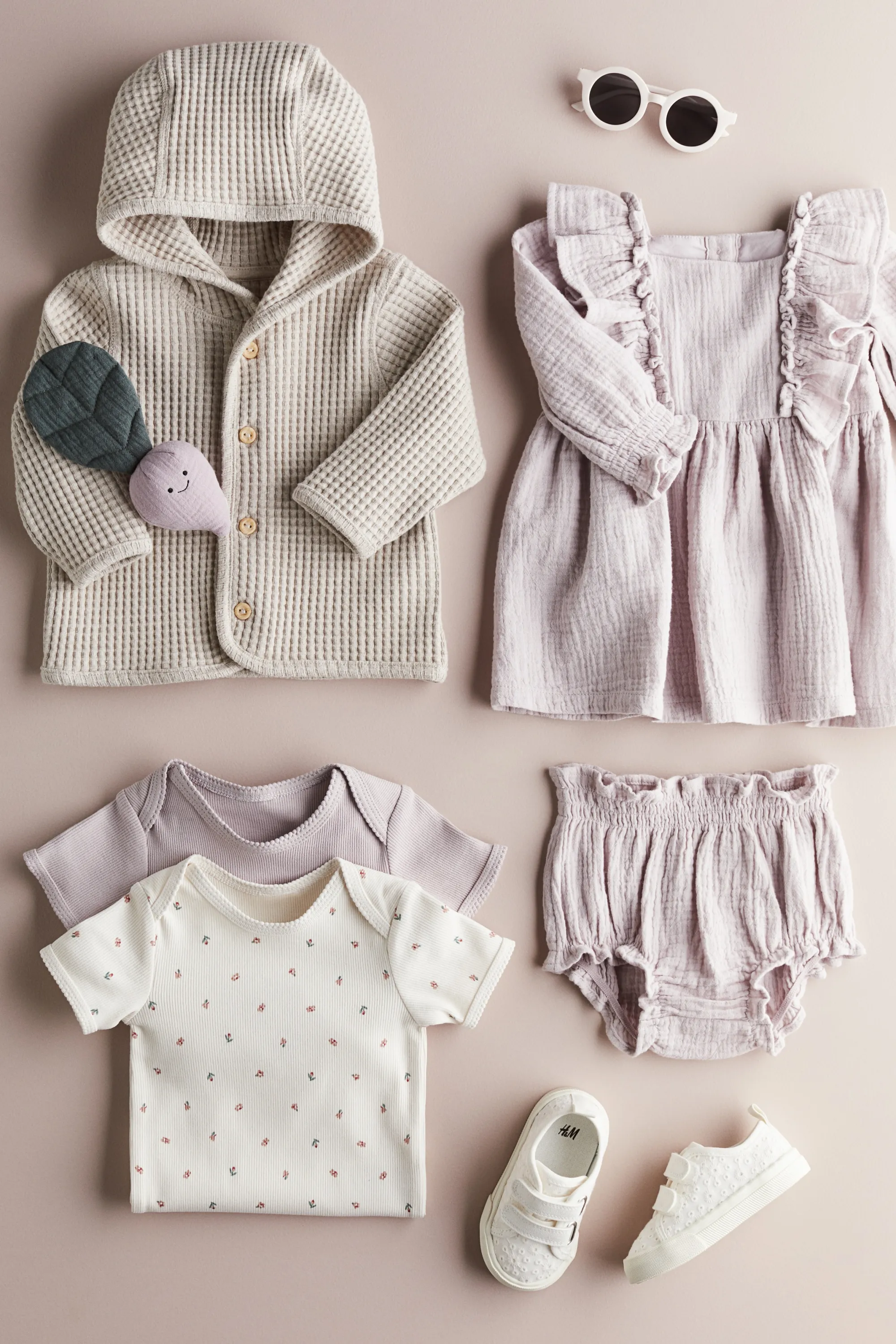 Gilet gaufré - Beige clair