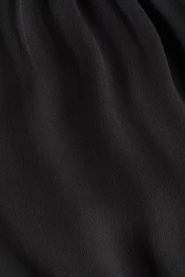 Pantalon en viscose avec dentelle - Gris foncé — photo 5