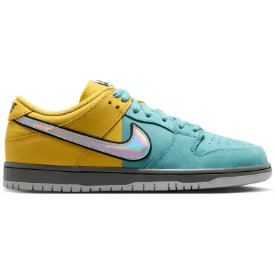 Chaussure Nike sb dunk low pro muni fast pass – Lightening / Wolf Grey / Denim — photo 2