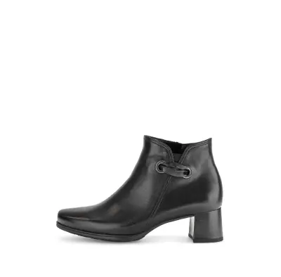 Bottines Gabor 72.827.57 Noires - Cuir Lacets Grande Pointure Femme — photo 2