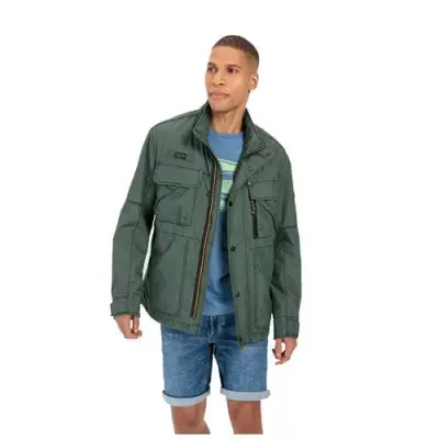 CAMEL ACTIVE VESTE SAHARIENNE GRANDE LONGUEUR Kaki — photo 1