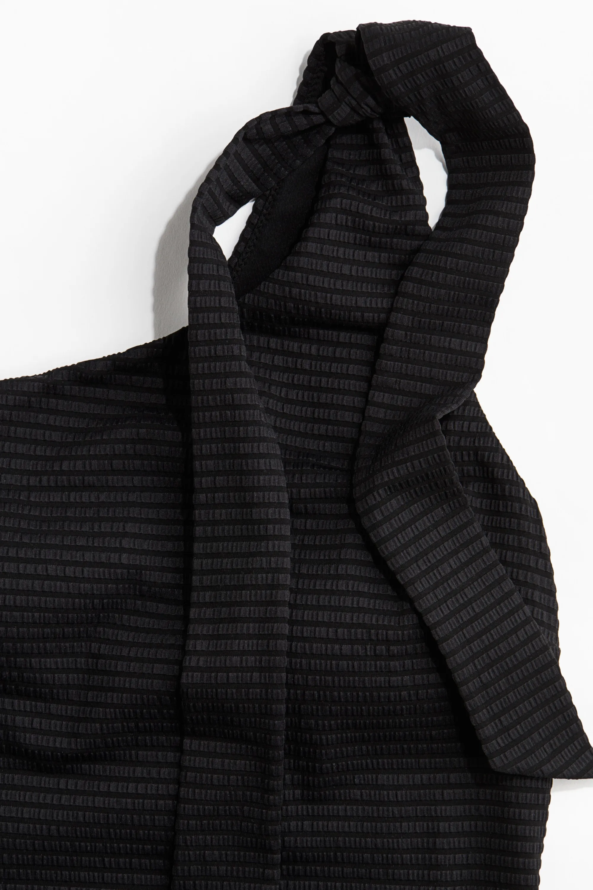 Maillot de bain asymétrique paddé - Noir