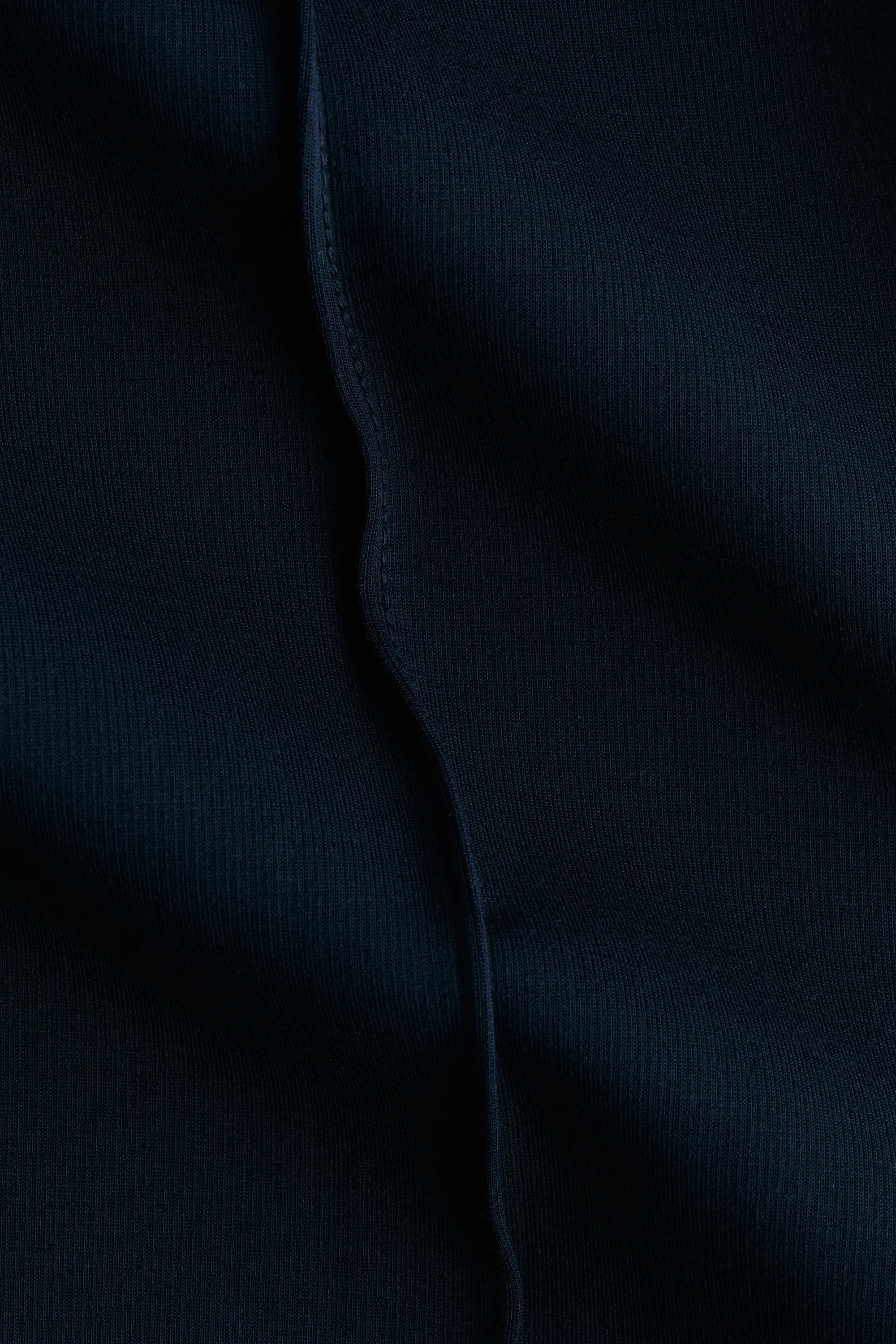 Pantalon jogger à jambes larges en scuba - Bleu marine