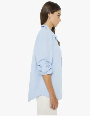 Nouveau ! MOTHER Chemise The Bestie Light Blue — photo 5