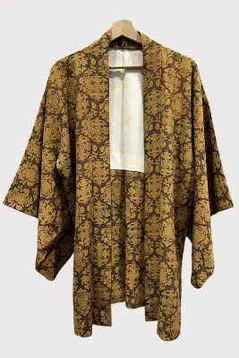 Haori en soie Karakusa — photo 1