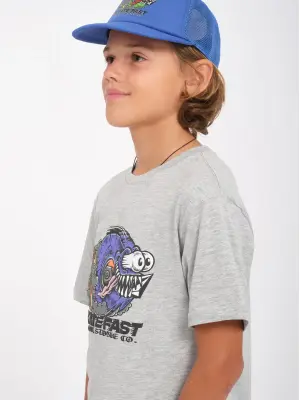 T-shirt enfant volcom skate fast – heather grey — photo 3