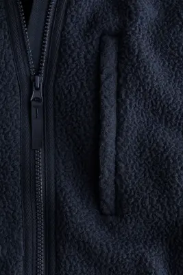 Regular Fit Teddy Sports gilet - Bleu marine — photo 5