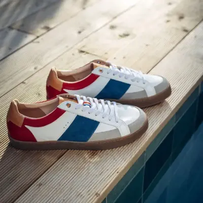 Baskets Hiba Bleu Blanc Rouge — photo 2