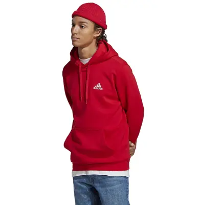 ADIDAS SWEAT CAPUCHE Rouge — photo 2