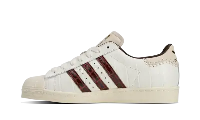 Adidas Superstar Wales Bonner White Brown Croc — photo 1