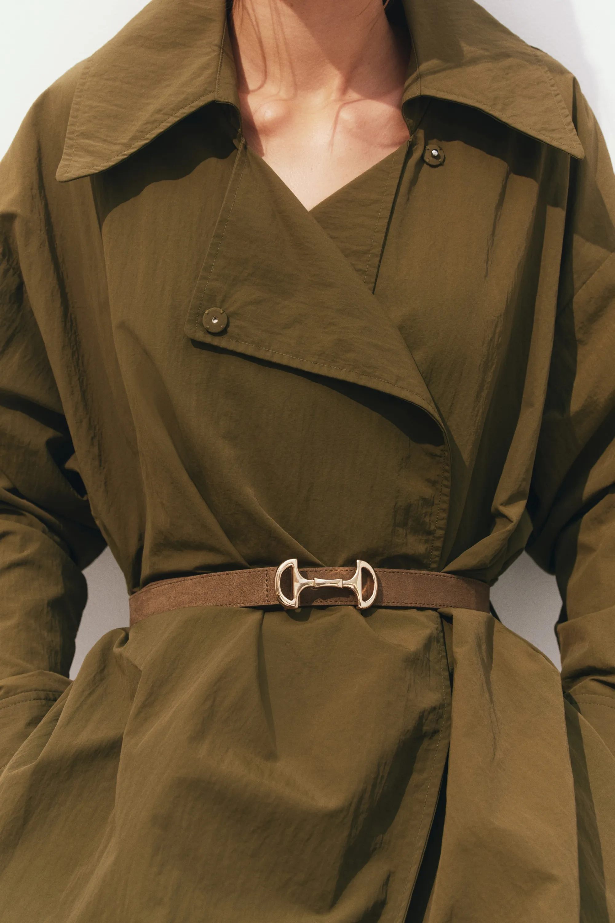Ceinture en cuir - Marron