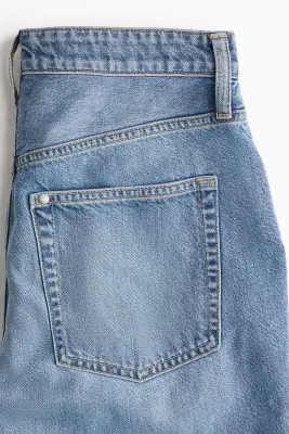 Petite Length Feather Soft Wide Ultra High Jeans - Bleu denim — photo 1