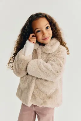Veste duveteuse - Beige clair — photo 4
