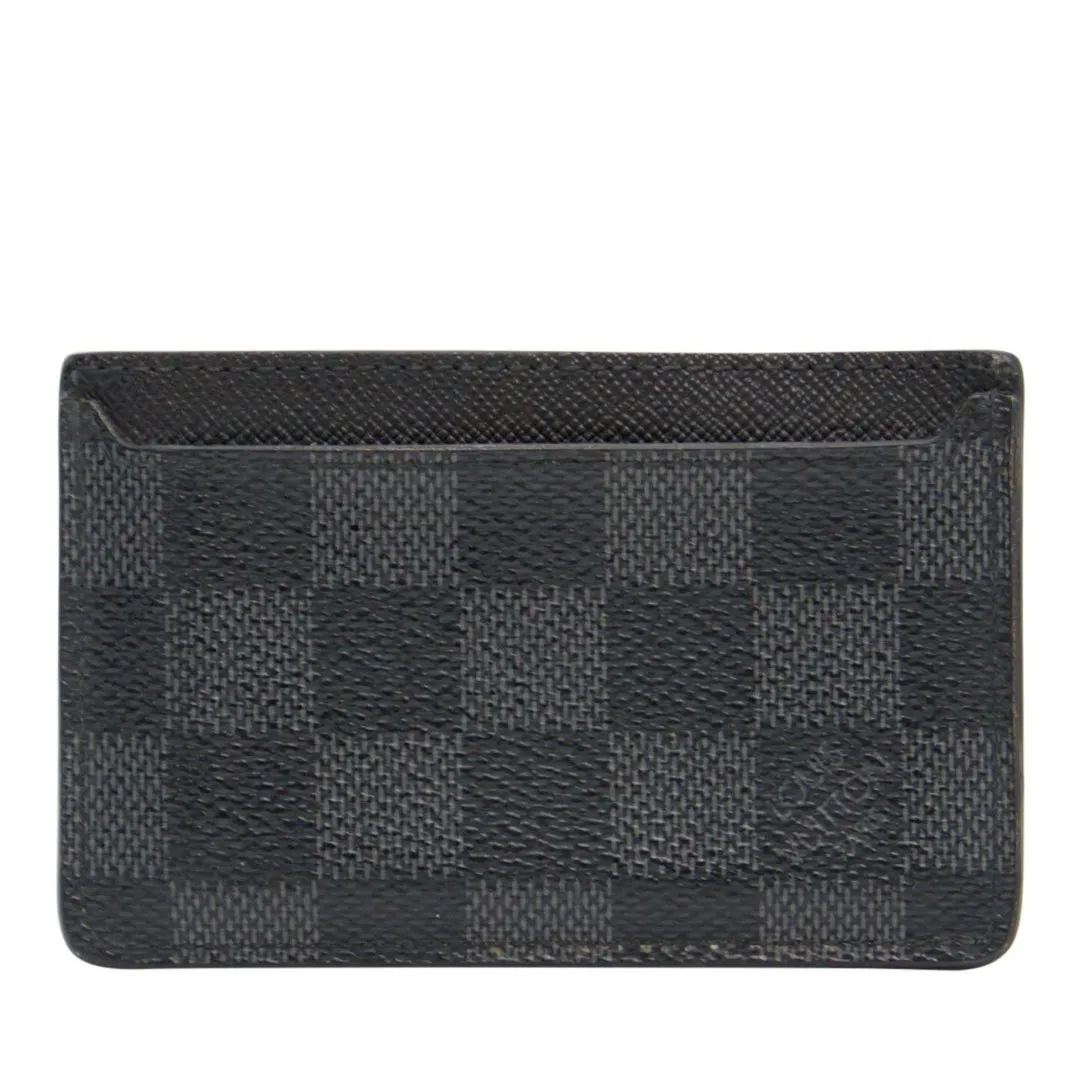 Porte cartes neo damier graphite