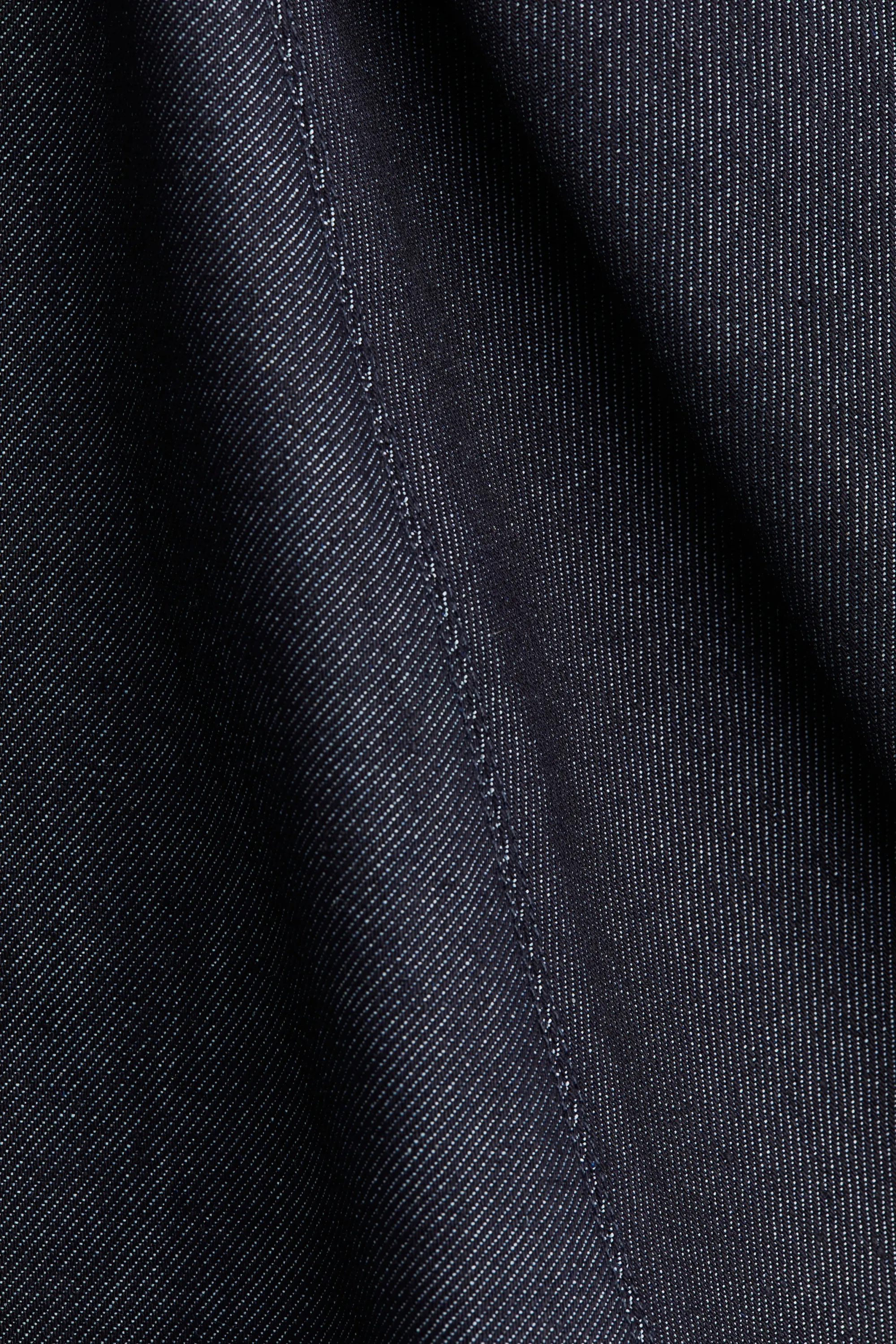 Jupe évasée en denim - Bleu denim foncé