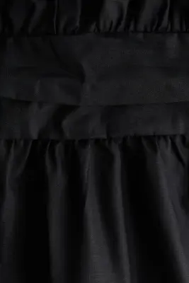 Robe dos nu en coton - Noir — photo 5