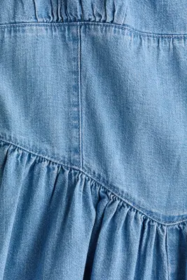 Robe midi en denim - Bleu denim clair — photo 5