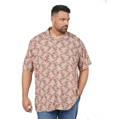 NORTH CHEMISE palmier Marron — photo 1