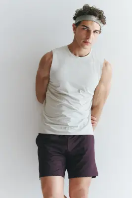Short de sport DryMove™ - Prune foncé — photo 1