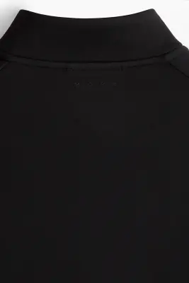 T-shirt de sport midlayer à col zippé ThermoMove™ - Noir — photo 5
