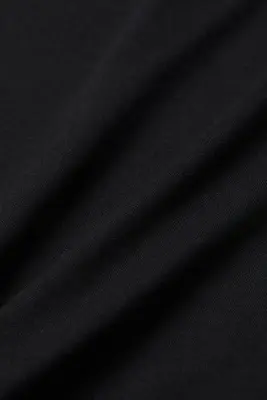 T-shirt en soie mélangée - Noir — photo 3