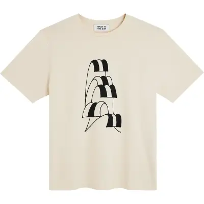 Bask in the Sun – T-shirt Wave Ivory — photo 1